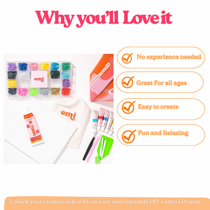 Rhinestone Canvas Kit